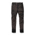 917PAM2-BW Dark Brown / Destroyed Biker Pants